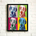 Chiens Imprimés en tissu Pop Arts